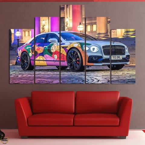 Декоративно пано - картина за стена от 5 части - Bentley Unifying Spur - HD-5030 - снимка 2