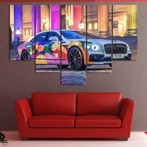 Декоративно пано - картина за стена от 5 части - Bentley Unifying Spur - HD-5030 - снимка 3