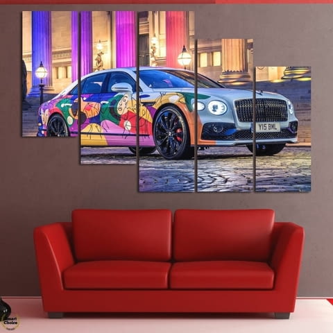 Декоративно пано - картина за стена от 5 части - Bentley Unifying Spur - HD-5030 - снимка 4