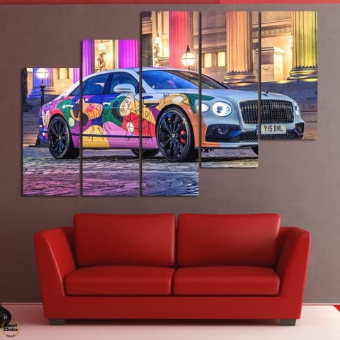 Декоративно пано - картина за стена от 5 части - Bentley Unifying Spur - HD-5030 - снимка 5