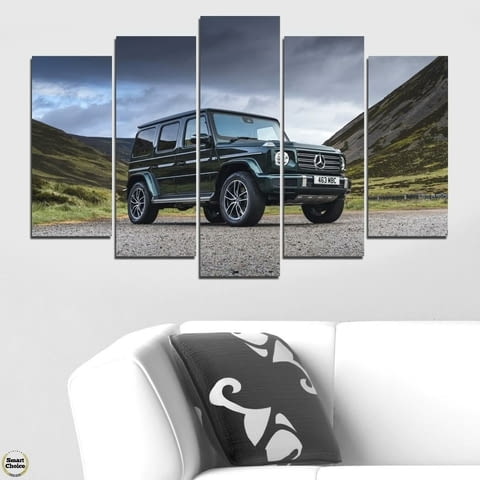 Декоративно пано - картина за стена от 5 части - Mercedes-Benz G 400 AMG - HD-5031 - снимка 1