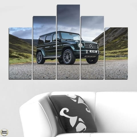 Декоративно пано - картина за стена от 5 части - Mercedes-Benz G 400 AMG - HD-5031 - снимка 2