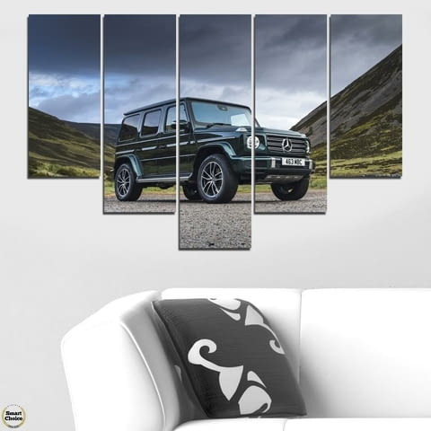 Декоративно пано - картина за стена от 5 части - Mercedes-Benz G 400 AMG - HD-5031 - снимка 3
