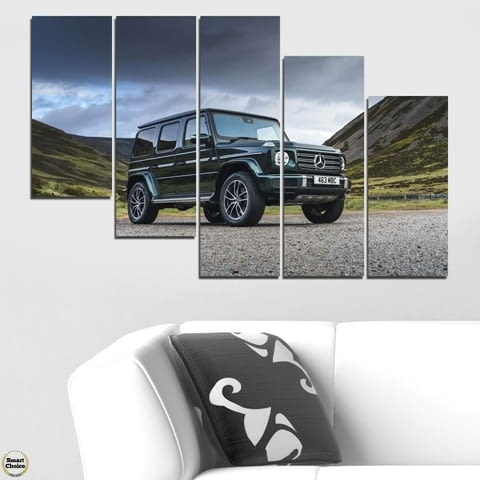 Декоративно пано - картина за стена от 5 части - Mercedes-Benz G 400 AMG - HD-5031 - снимка 4