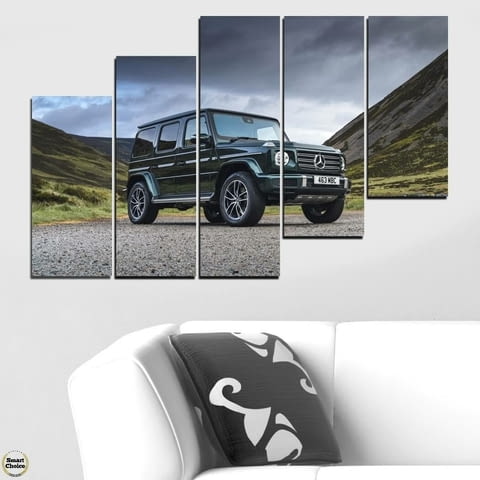 Декоративно пано - картина за стена от 5 части - Mercedes-Benz G 400 AMG - HD-5031 - снимка 5