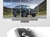 Декоративно пано - картина за стена от 5 части - Mercedes-Benz G 400 AMG - HD-5031