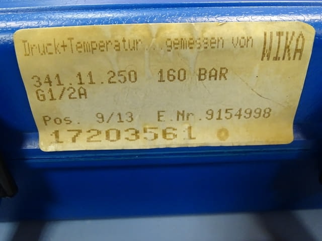 Образцов манометър WIKA 341.11.250 4 Bar, city of Plovdiv | Industrial Equipment - снимка 3