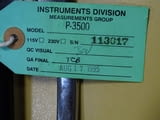 Instruments Division P-3500 индикатор на напрежение