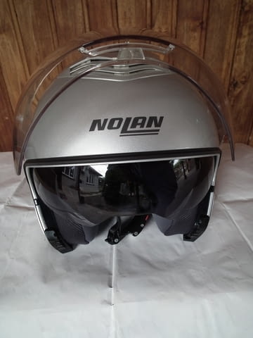Nolan N43 мото шлем каска за мотор (скутер) с тъмни очила, град Левски | Аксесоари / Консумативи - снимка 2