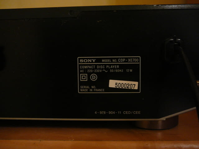 Sony cdp-xe700 - град Пазарджик | Ресийвъри / Усилватели - снимка 8