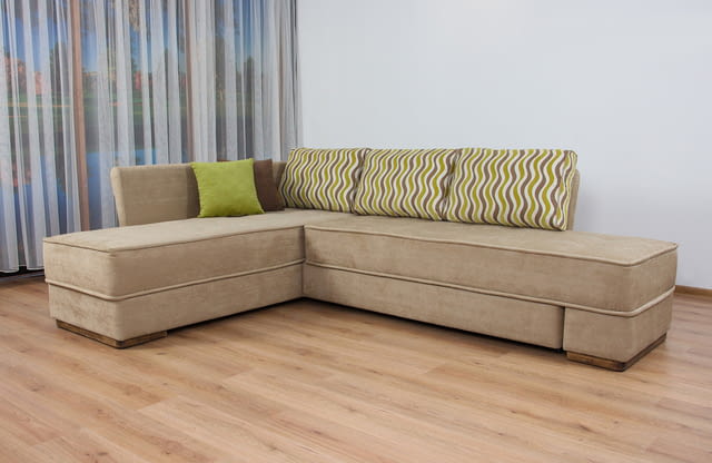 Ъглов диван с въртящ механизъм Емоция - град София | Мека Мебел - снимка 1