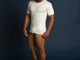 S, M, L, XL, 2XL, 3XL бежови италиански мъжки вълнени тениски големи размери вълнена тениска голям размер