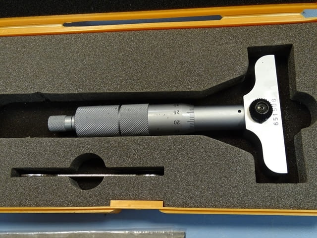 Микрометричен дълбокомер Mitutoyo 128-101, 0-25mm, град Пловдив | Промишлено Оборудване - снимка 2