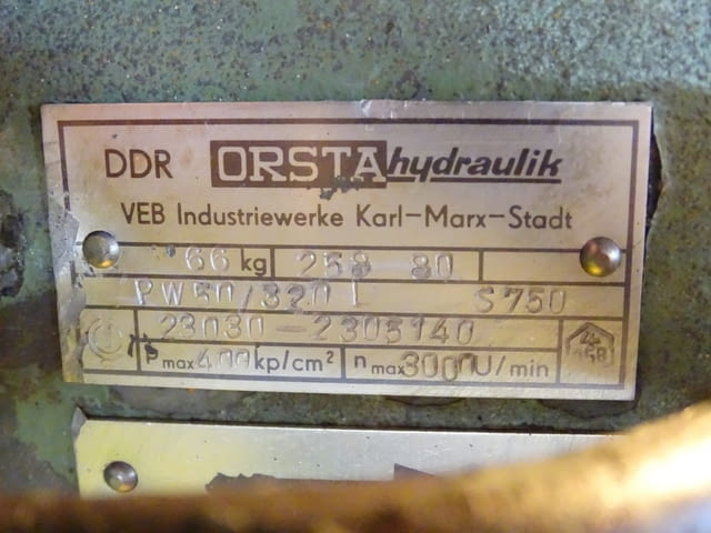 Хидравлична помпа ORSTA PW 50/320L S750, град Пловдив | Промишлено Оборудване - снимка 9