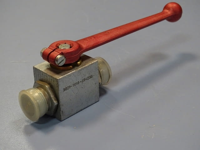 Кран хидравличен Argus DN10 2/2way Hydraulic ball valve 500Bar - снимка 2