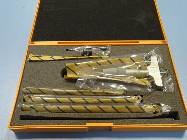 Микрометър дълбокомер Mitutoyo 129-111, 129-112, 0-100mm, 0-150mm - снимка 6
