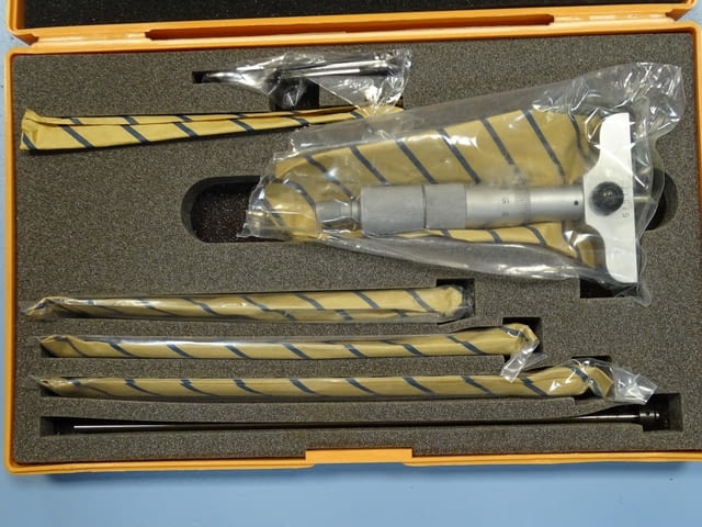 Микрометър дълбокомер Mitutoyo 129-111, 129-112, 0-100mm, 0-150mm - снимка 9