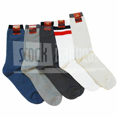 2 чифта Santagostino 40-41, 42-43, 44-45 италиански бели мъжки чорапи от памук чорапи за спорт - снимка 2
