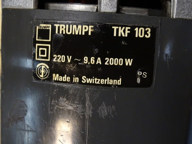 Ръчна щанц машина TRUMPF TKF 103 Beveller, град Пловдив | Промишлено Оборудване - снимка 3