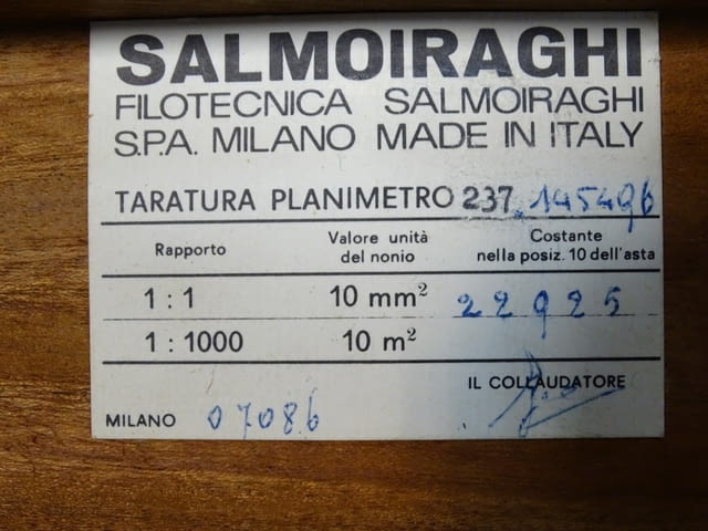 Планиметър Salmoiraghi 237 Planimeter - град Пловдив | Инструменти - снимка 5