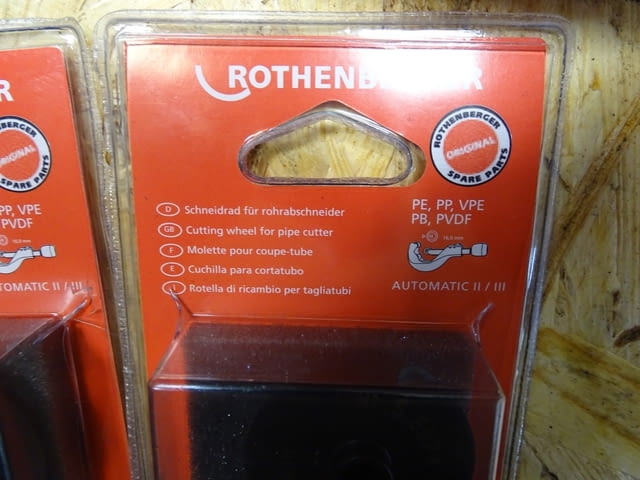 Тръборез за пластмасови тръби ROTHENBERGER RAS 100-168 mm, 50-127 mm - снимка 4