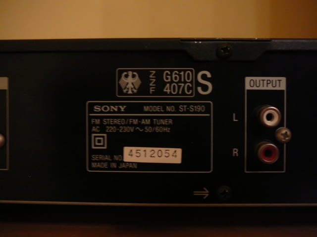 Sony st-s190 - city of Pazardzhik | Amplifiers & Boards - снимка 7