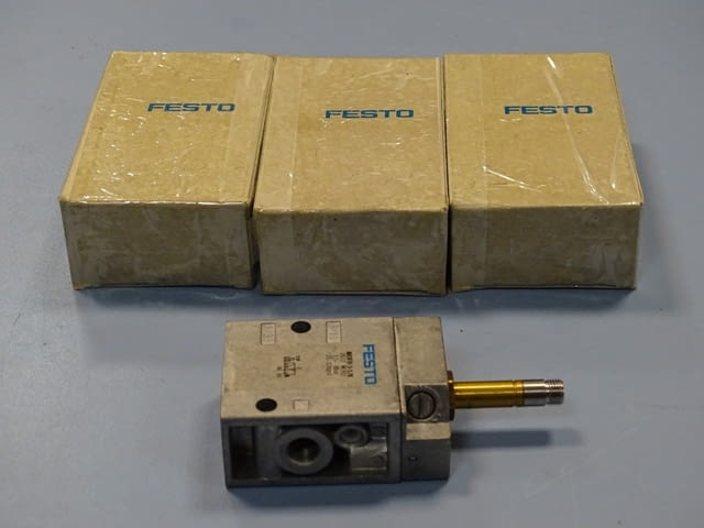 Пневматичен разпределител FESTO MOFH-3-1/8, FESTO MEH 3/2-1/8-P-B - снимка 1