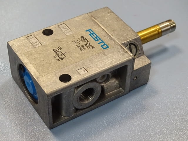 Пневматичен разпределител FESTO MOFH-3-1/8, FESTO MEH 3/2-1/8-P-B - снимка 4