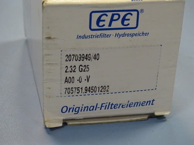 Хидравличен филтър EPE 2.32G25A00-0-V, Ф44 mm, Ф18 mm, H-80, град Пловдив - снимка 5