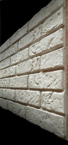 Облицовки - декоративни гипсови тухлички на панели с фабрична фуга. - снимка 1