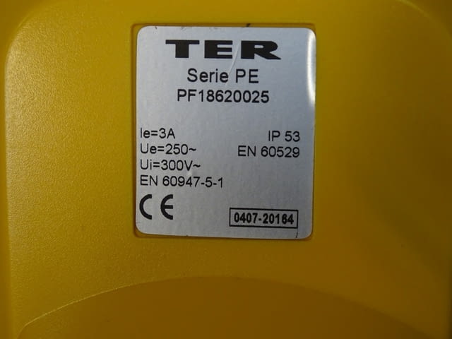Изключвател крачен (педал) TER PE PF18620025 , 250V, 3A, city of Plovdiv | Industrial Equipment - снимка 2