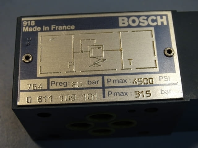 Хидравличен клапан Bosch 0 811 pressure reliel valve 210 bar, град Пловдив - снимка 10