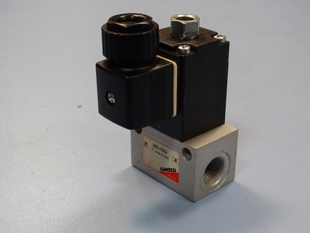 Пневматичен разпределител CAMOZZI 623-15G solenoid valve 220V 50Hz - снимка 1