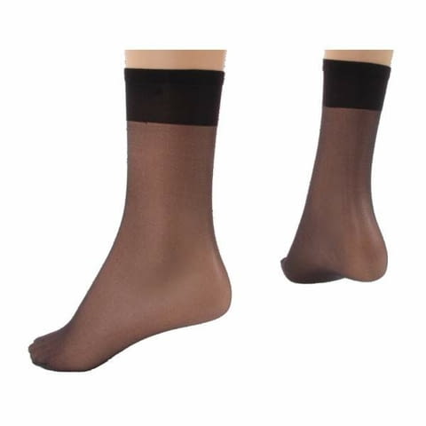 Bellissima италиански черни, бежови къси чорапи над глезените Белисима дамски къси прозрачни чорапи - снимка 6