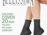 Bellissima италиански черни, бежови къси чорапи над глезените Белисима дамски къси прозрачни чорапи