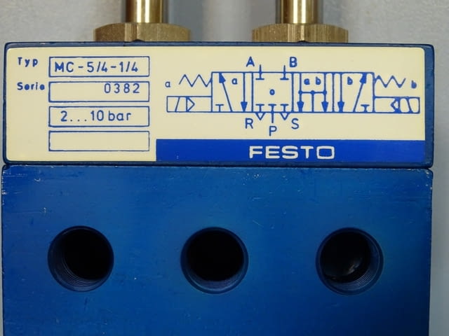 Пневматичен разпределител Festo MC-5/4-1/4 2-10bar, city of Plovdiv | Industrial Equipment - снимка 3