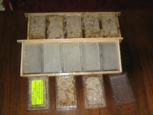 Пчелни пластмасови основи за директна консумация на чист пчелен мед и восък - снимка 2