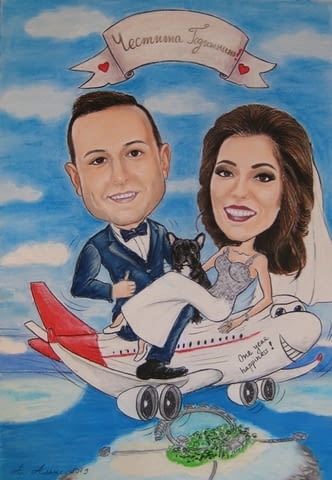 Рисувам карикатури за сватбен подарък - град София | Сватби - снимка 7