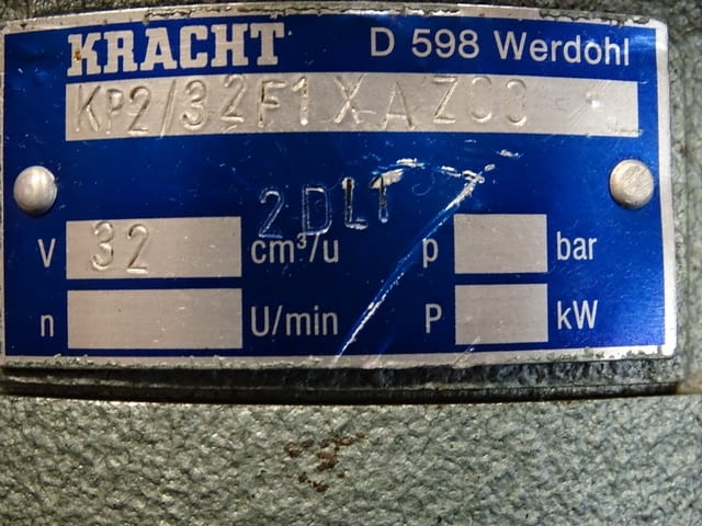 Хидравлична помпа KRACHT KP2/32F1XAZ00, city of Plovdiv | Industrial Equipment - снимка 5