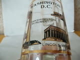 Стъклена халба за бира Вашингтон Белия дом Капитолия мемориал