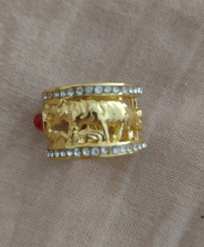 Пръстен-халка с рубин Злато, Unisex, Pyбин - град Монтана | Пръстени - снимка 3