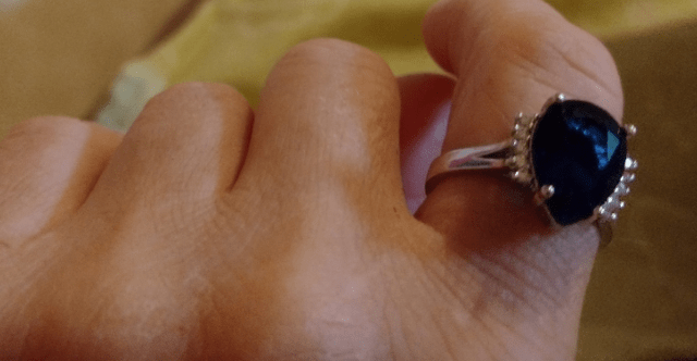 Пръстен с азурит Silver, Azurite - city of Bеrkovitsa | Rings - снимка 4