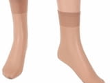 Bellissima италиански черни, бежови къси чорапи над глезените Белисима дамски къси прозрачни чорапи