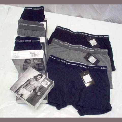 Enrico Coveri M, L, XL, XXL черни, сини, сиви памучни мъжки боксери мъжко бельо Енрико Ковери - снимка 2