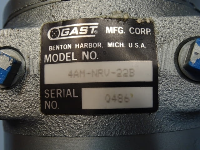 Пневмо-мотор GAST 4AM-NRV-22B Reversible Lubricated Air Motor - снимка 5