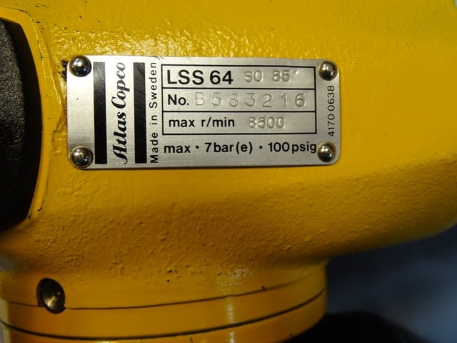 Пневматичен шлайф Atlas Copco LSS64 SO 85 vertical grinder, city of Plovdiv - снимка 3