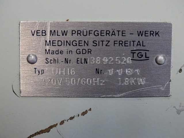 Лабораторна термостатична глава MLW UH16 220V, град Пловдив | Промишлено Оборудване - снимка 10