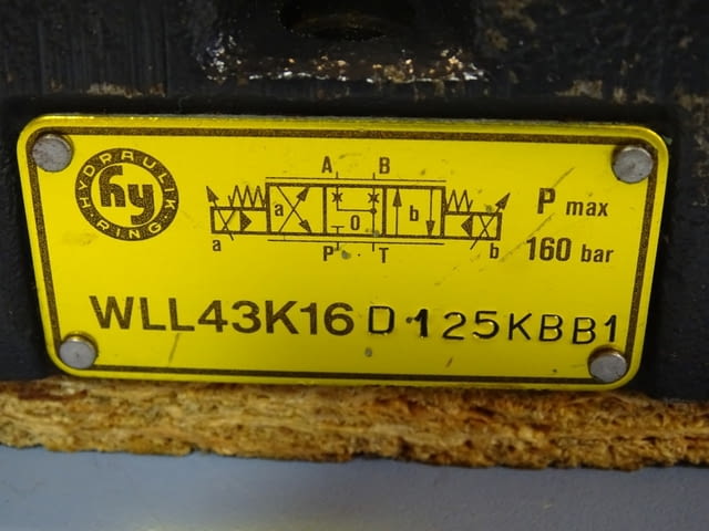 Хидравличен разпределител Hidraulic Ring WLL43K16D125KBB1 directional control valve - снимка 5