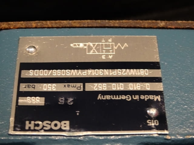 Хидравличен разпределител Bosch 0810 010 952, 0810 091 404 96VDC directional control valve - снимка 6