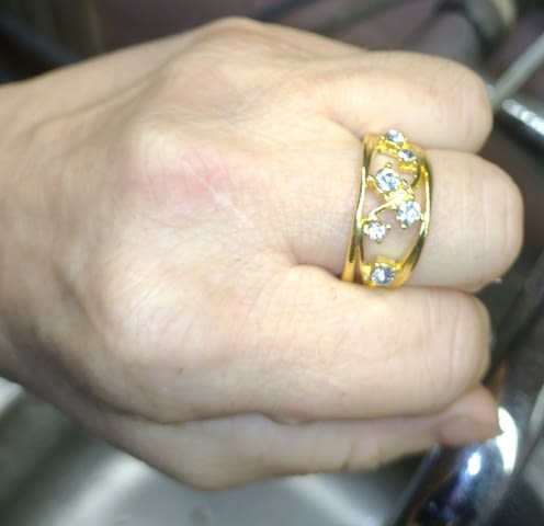 Искрящ пръстен в 18 К и диаманти Lady's, Diamond, Warranty - No - city of Bеrkovitsa | Rings - снимка 1